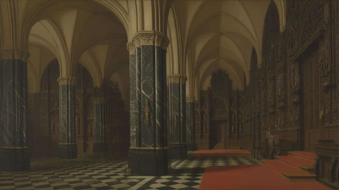 Ideogram: Rembrandt Cathedral Painting Analysis (V2a-V3) - v3.0 - Image 2