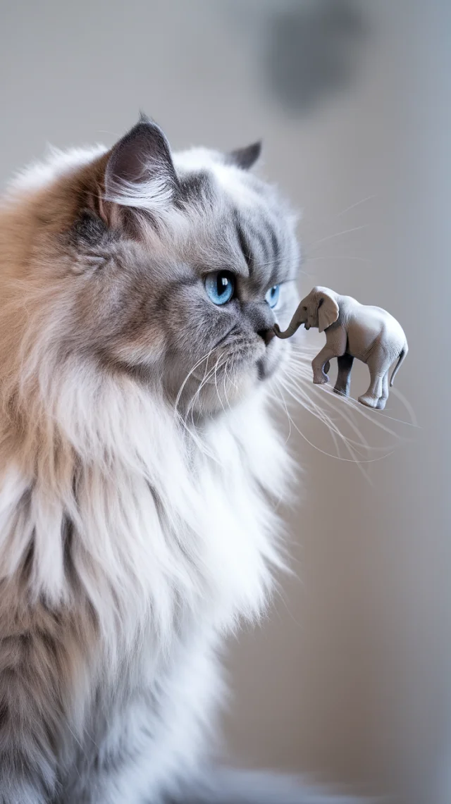 Ideogram Surreal Cat Elephant Art: Version Showdown - v2.0 - Image 2