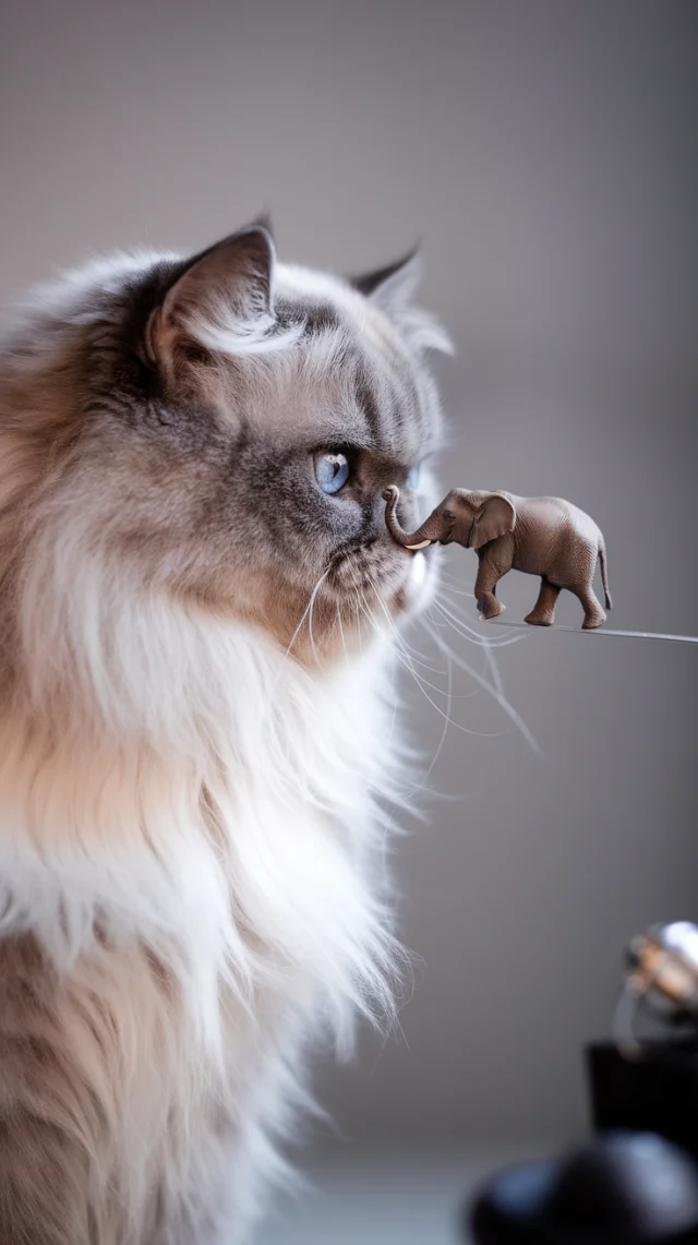 Ideogram Surreal Cat Elephant Art: Version Showdown - v2.0 - Image 3
