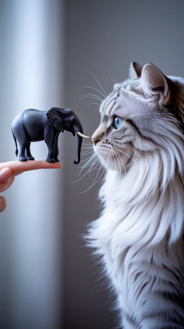 Ideogram Surreal Cat Elephant Art: Version Showdown - v2a - Image 3