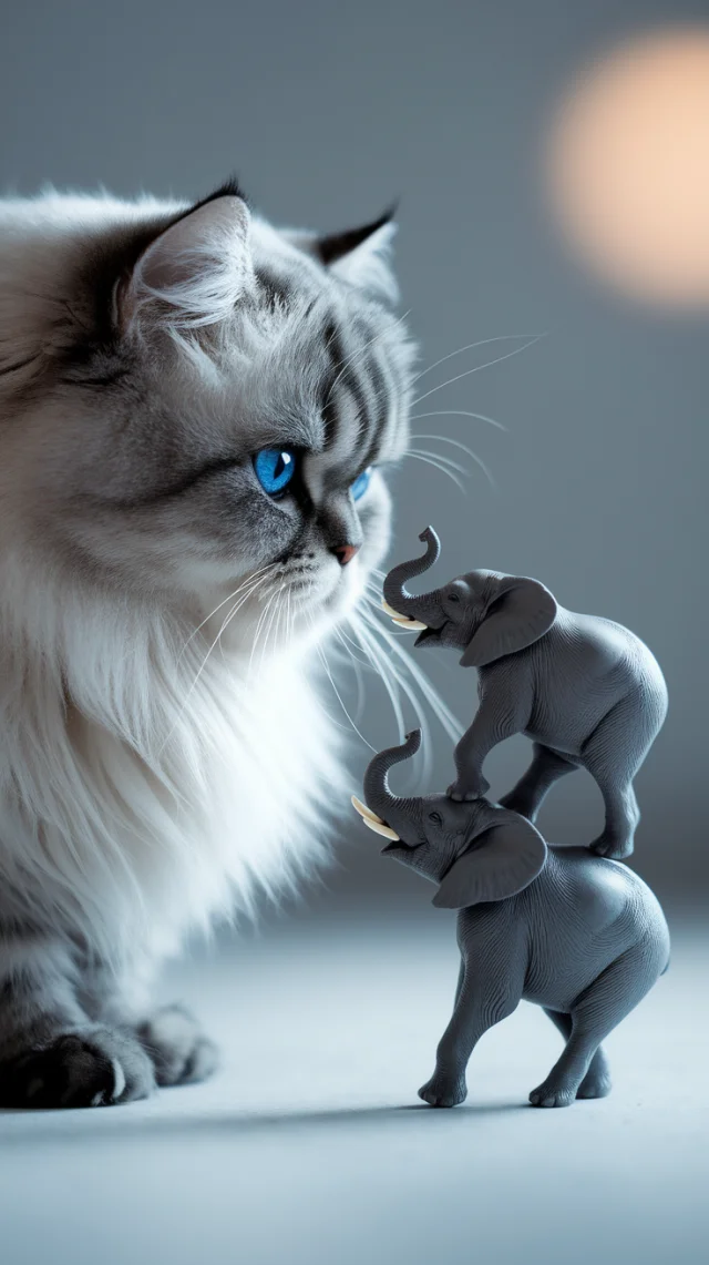 Ideogram Surreal Cat Elephant Art: Version Showdown - v2a - Image 2