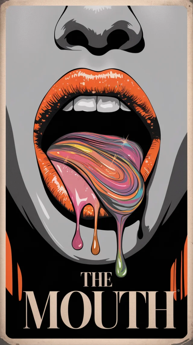 Vintage Surreal Mouth Poster: Ideogram Versions Compared - v2.0 - Image 3
