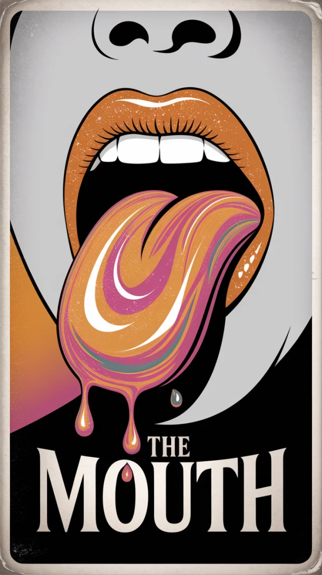 Vintage Surreal Mouth Poster: Ideogram Versions Compared - v2a - Image 2