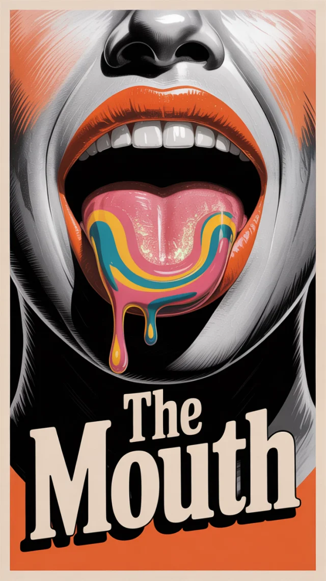 Vintage Surreal Mouth Poster: Ideogram Versions Compared - v3.0 - Image 3