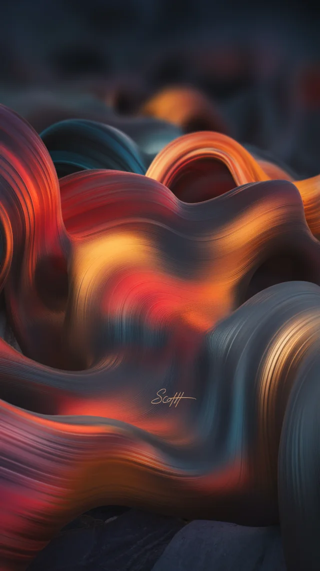 Ideogram: Vibrant Molten Metal Abstract Art Creation - v2.0 - Image 4