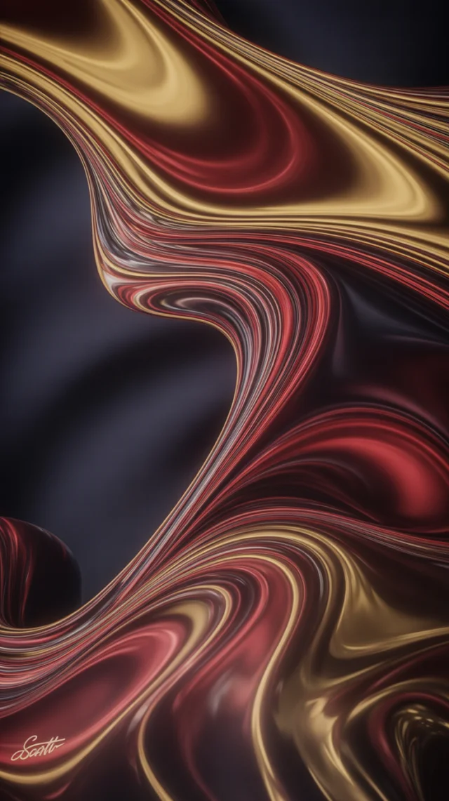 Ideogram: Vibrant Molten Metal Abstract Art Creation - v3.0 - Image 2