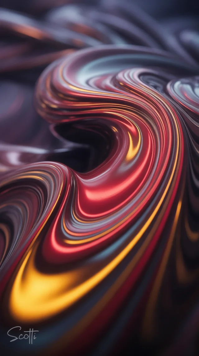 Ideogram: Vibrant Molten Metal Abstract Art Creation - v3.0 - Image 3