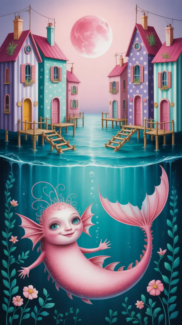 Nicoletta Ceccoli Style AI Art: Ideogram Versions Compared - v3.0 - Image 3