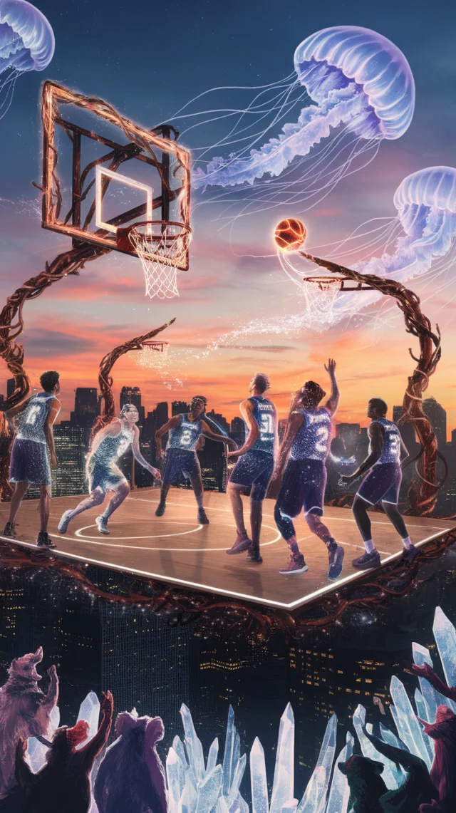 Fantasy Basketball Art: Ideogram v2a vs v2.0 vs v3.0 - v2.0 - Image 4