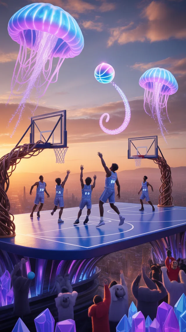 Fantasy Basketball Art: Ideogram v2a vs v2.0 vs v3.0 - v3.0 - Image 1