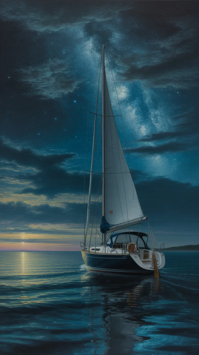 Ideogram Hyperrealistic Moody Sailboat Painting: v2a-v3 Test - v3.0 - Image 3