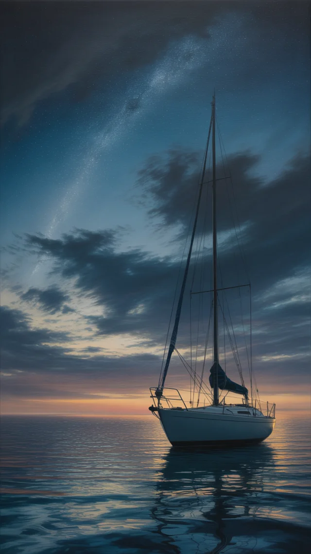 Ideogram Hyperrealistic Moody Sailboat Painting: v2a-v3 Test - v3.0 - Image 4
