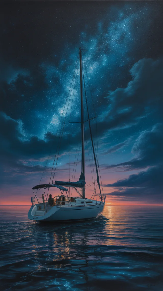 Ideogram Hyperrealistic Moody Sailboat Painting: v2a-v3 Test - v3.0 - Image 2