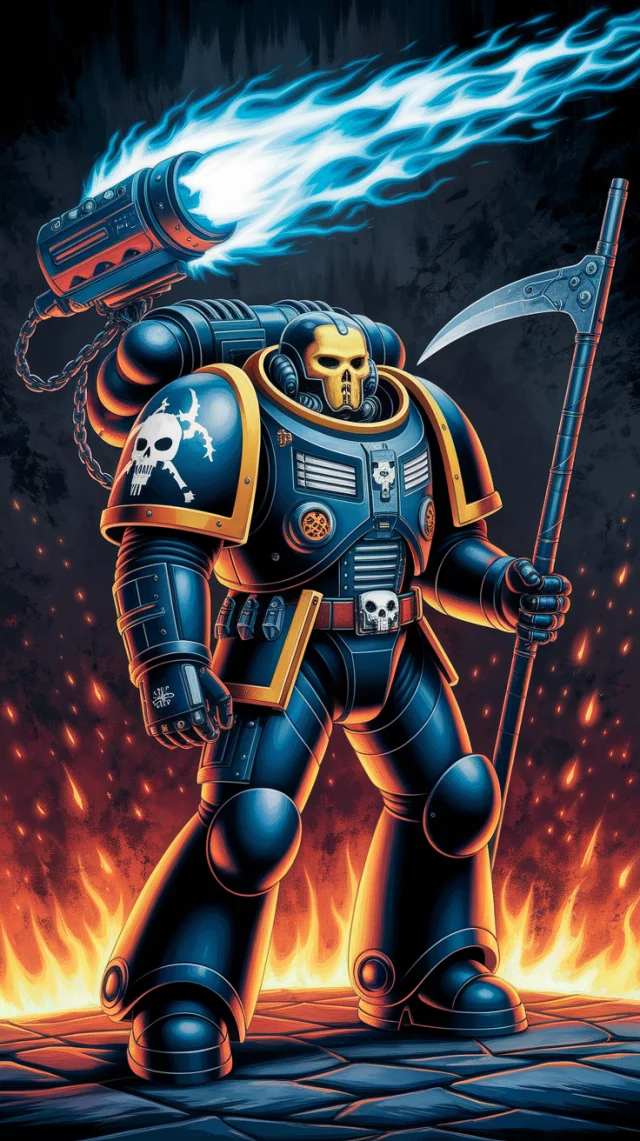 Space Marine AI Art: Ideogram v2a, v2, v3 Compared - v2a - Image 2