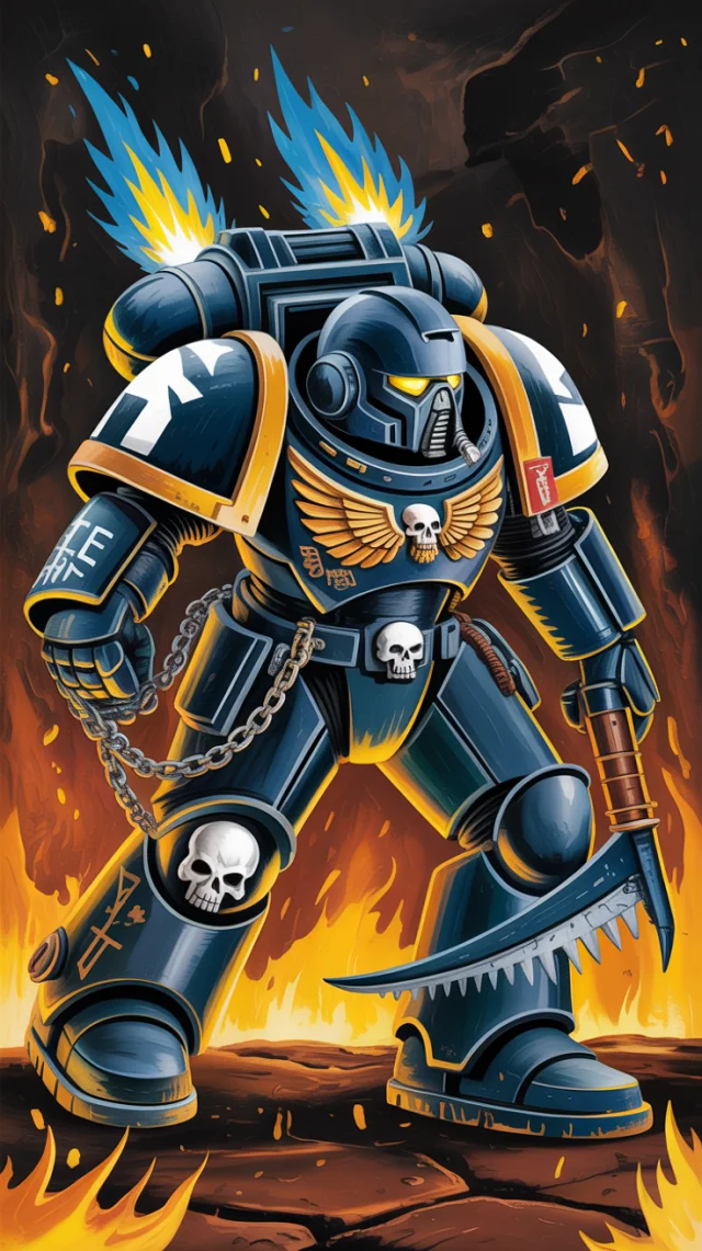 Space Marine AI Art: Ideogram v2a, v2, v3 Compared - v3.0 - Image 4