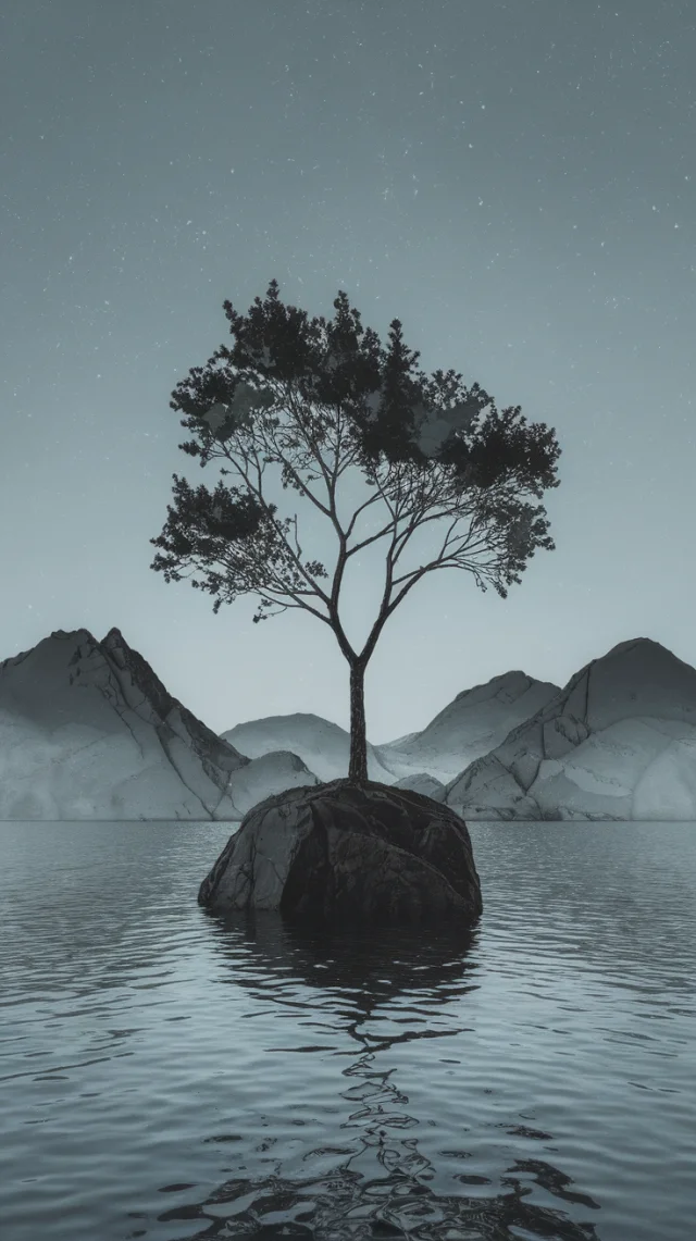 Creating Minimalist Alcohol Ink Tree Art with Ideogram - v2.0 - Image 3