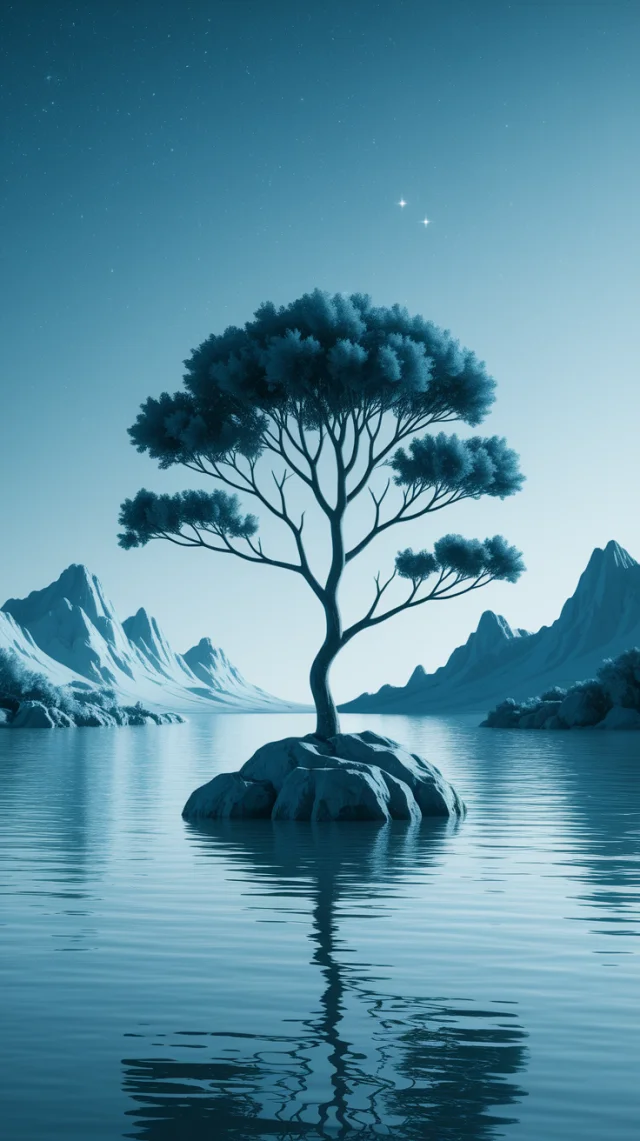 Creating Minimalist Alcohol Ink Tree Art with Ideogram - v2a - Image 3