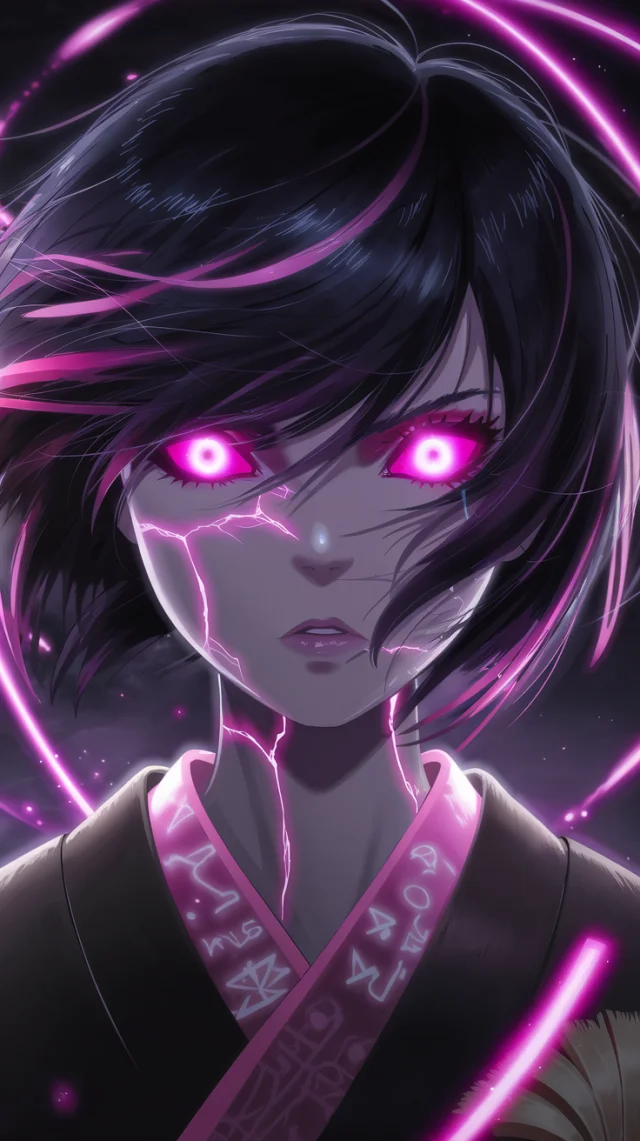 Ideogram Cyber-Magic Anime Art: Version Comparison - v2.0 - Image 4