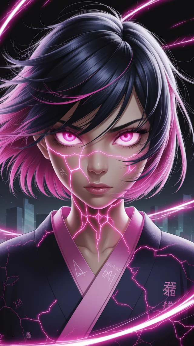 Ideogram Cyber-Magic Anime Art: Version Comparison - v2a - Image 2