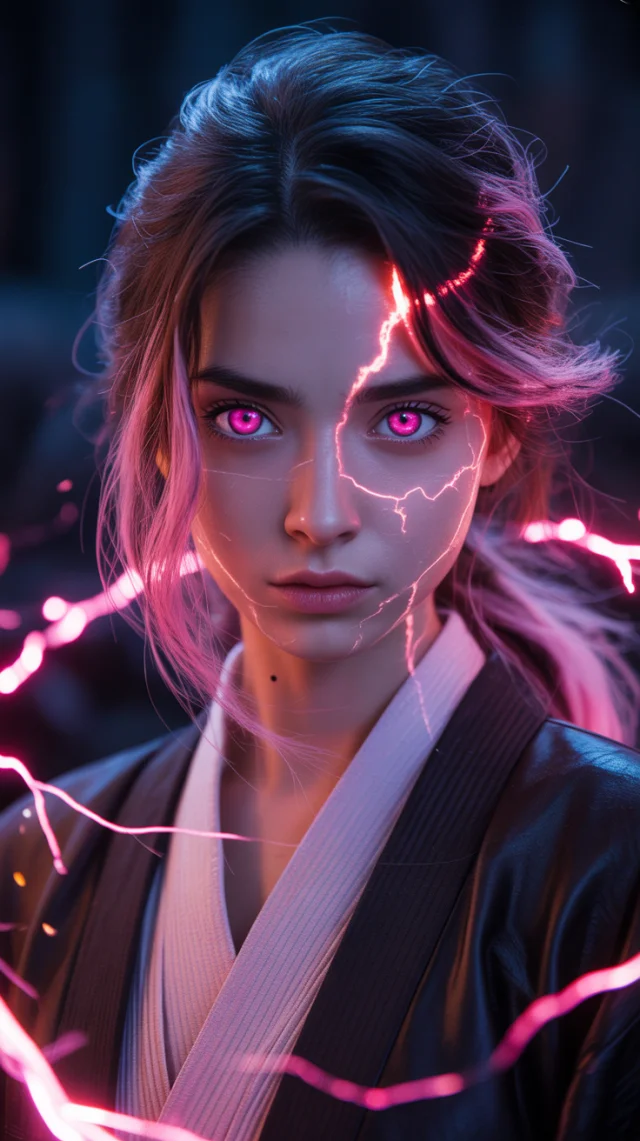 Ideogram Cyber-Magic Anime Art: Version Comparison - v3.0 - Image 3