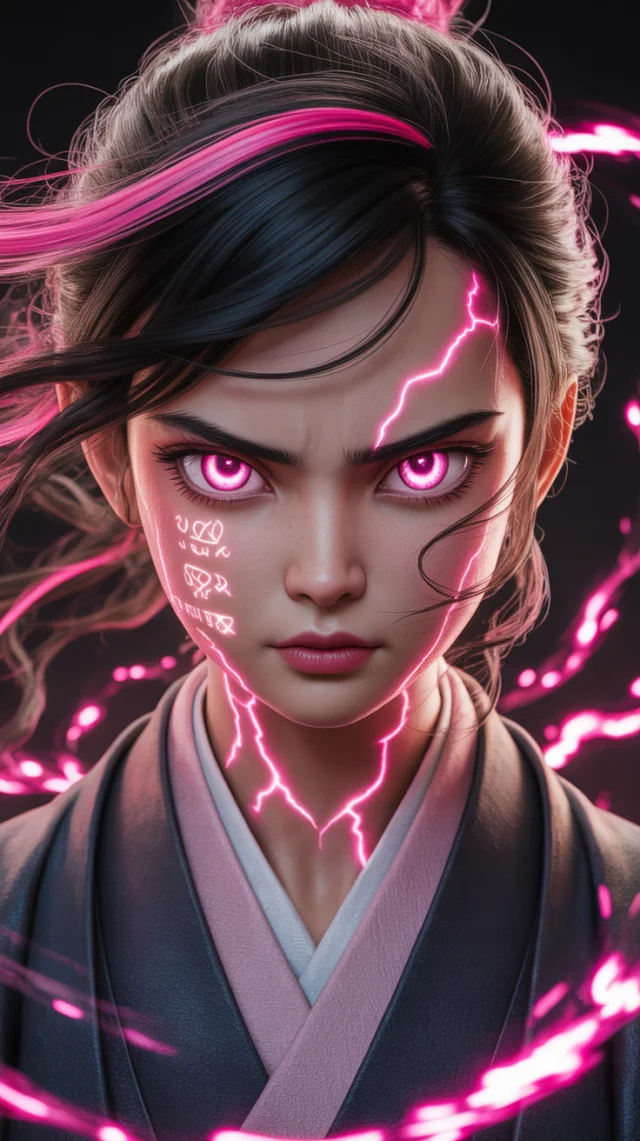 Ideogram Cyber-Magic Anime Art: Version Comparison - v3.0 - Image 4