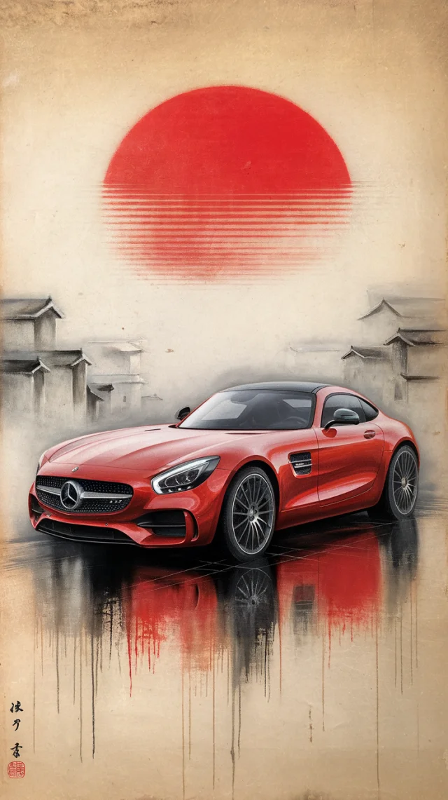 Ideogram: Japanese Style Car Artwork AI Compared - v2.0 - Image 1