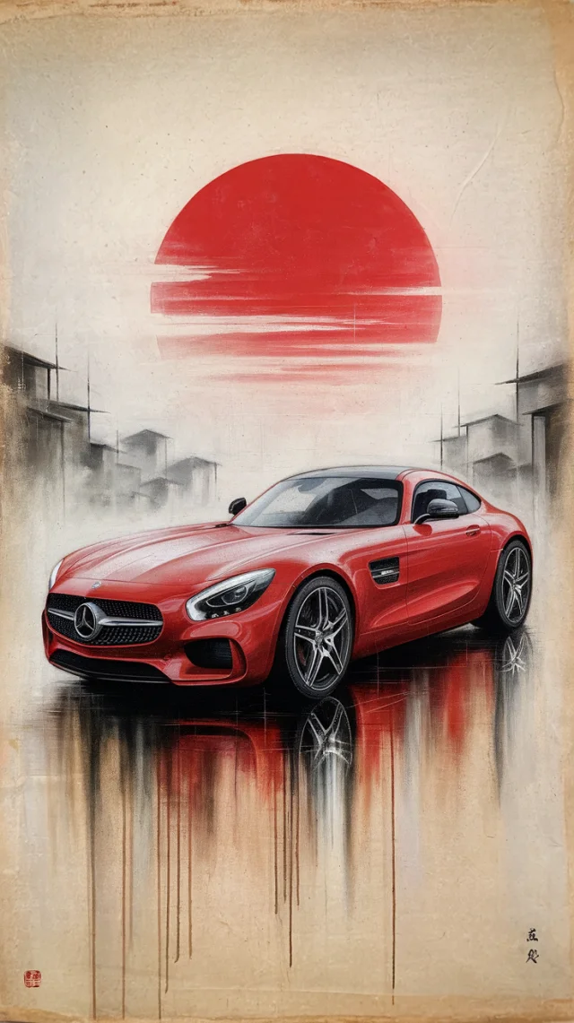 Ideogram: Japanese Style Car Artwork AI Compared - v2.0 - Image 2