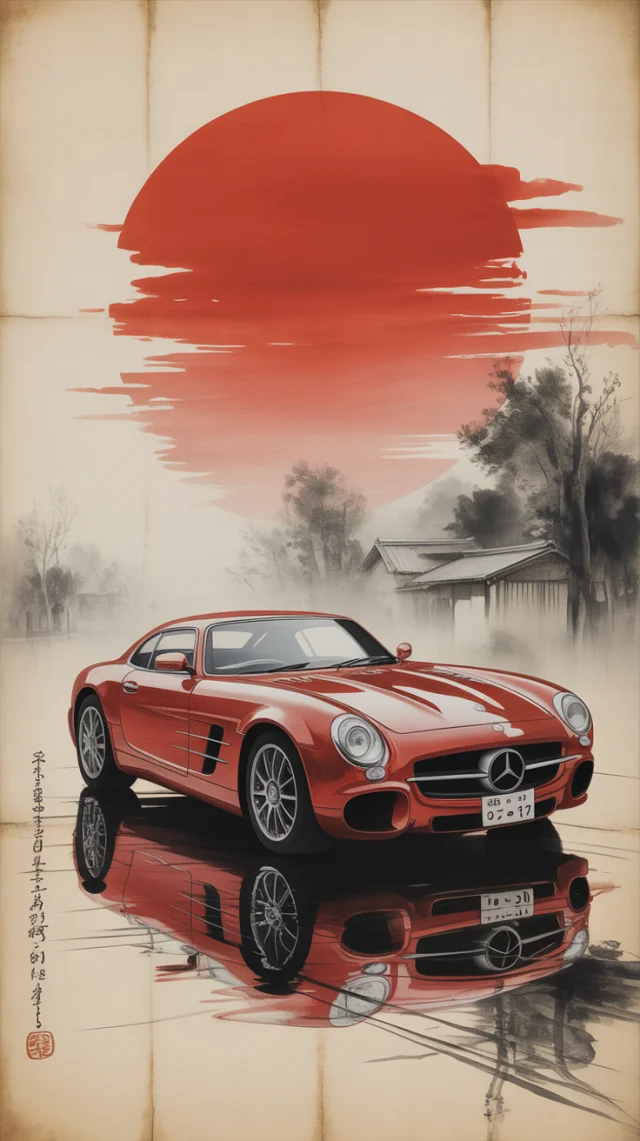 Ideogram: Japanese Style Car Artwork AI Compared - v3.0 - Image 3