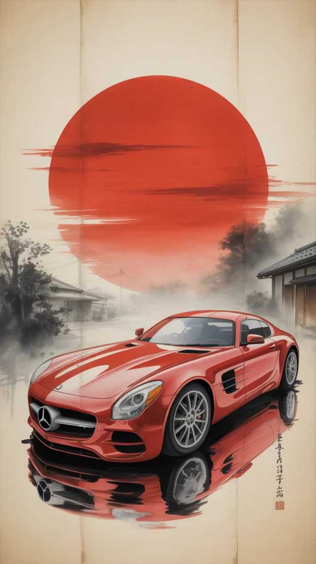 Ideogram: Japanese Style Car Artwork AI Compared - v3.0 - Image 2