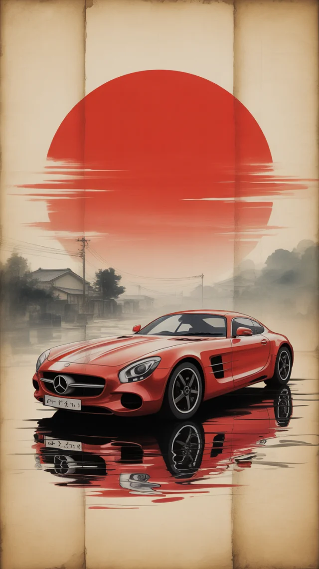 Ideogram: Japanese Style Car Artwork AI Compared - v3.0 - Image 1