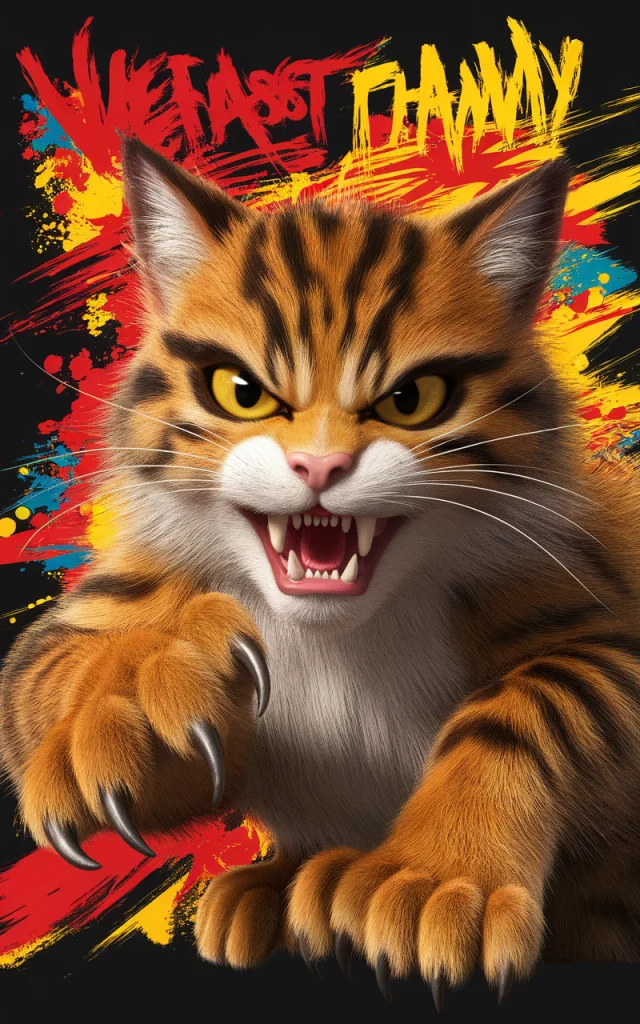 Ideogram: Vibrant Dark Fantasy Cat 3D Render Comparison - v2.0 - Image 2