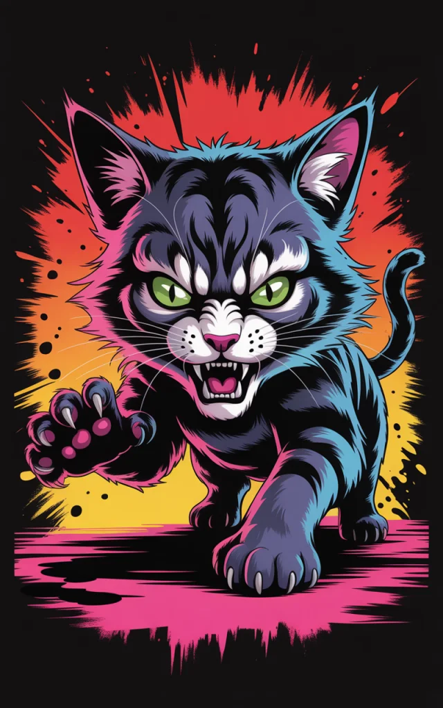 Ideogram: Vibrant Dark Fantasy Cat 3D Render Comparison - v3.0 - Image 3