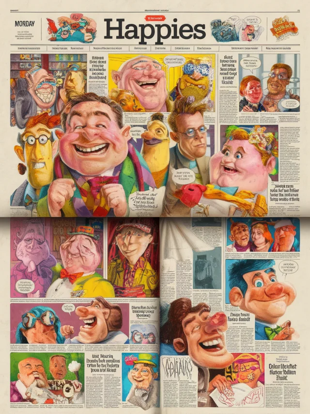 3D Comic Newspaper AI: Ideogram v2a, v2.0, v3.0 Test - v2.0 - Image 1