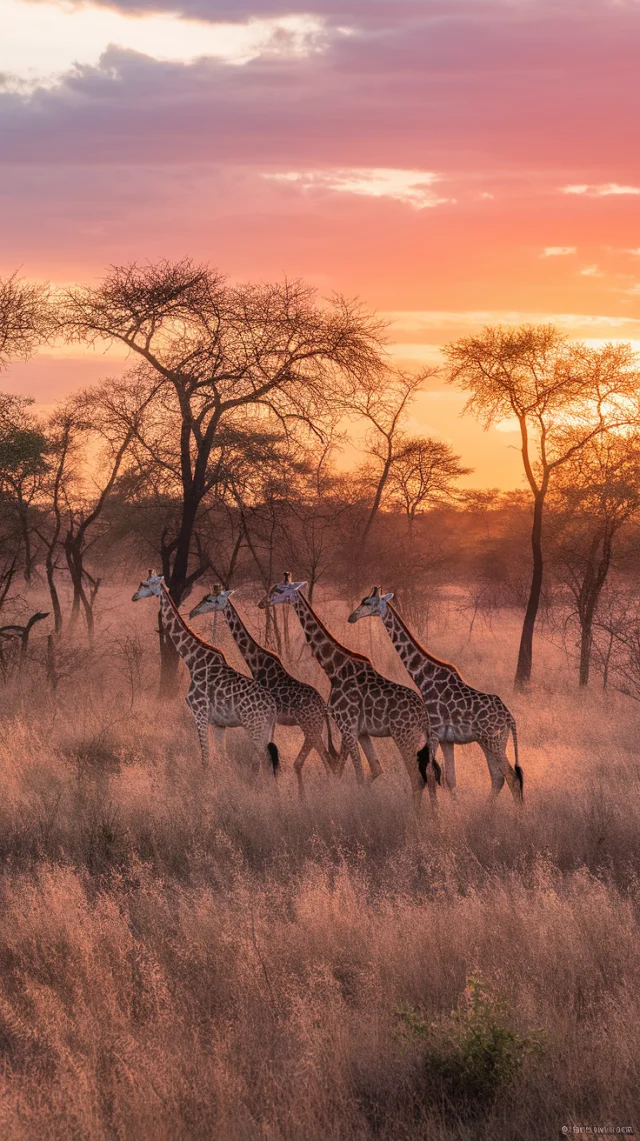 Madikwe Giraffe Sunset: Ideogram Photo Comparison - v2.0 - Image 3