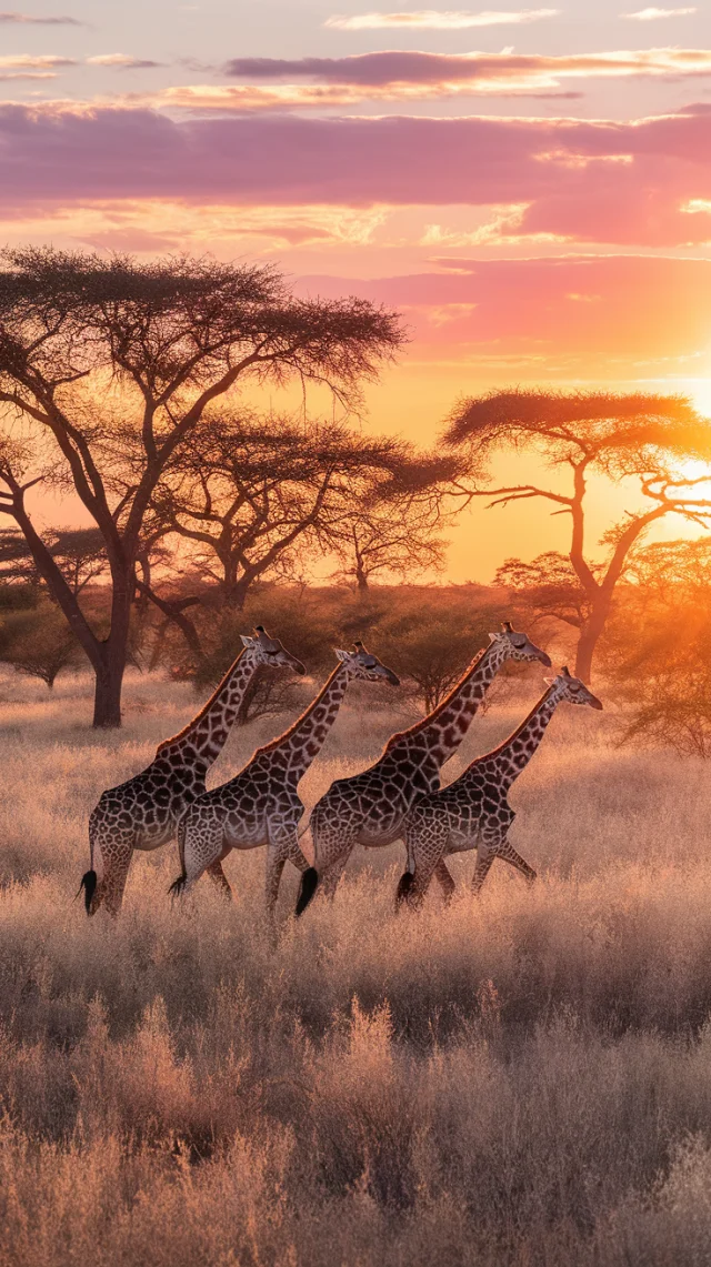 Madikwe Giraffe Sunset: Ideogram Photo Comparison - v2.0 - Image 2