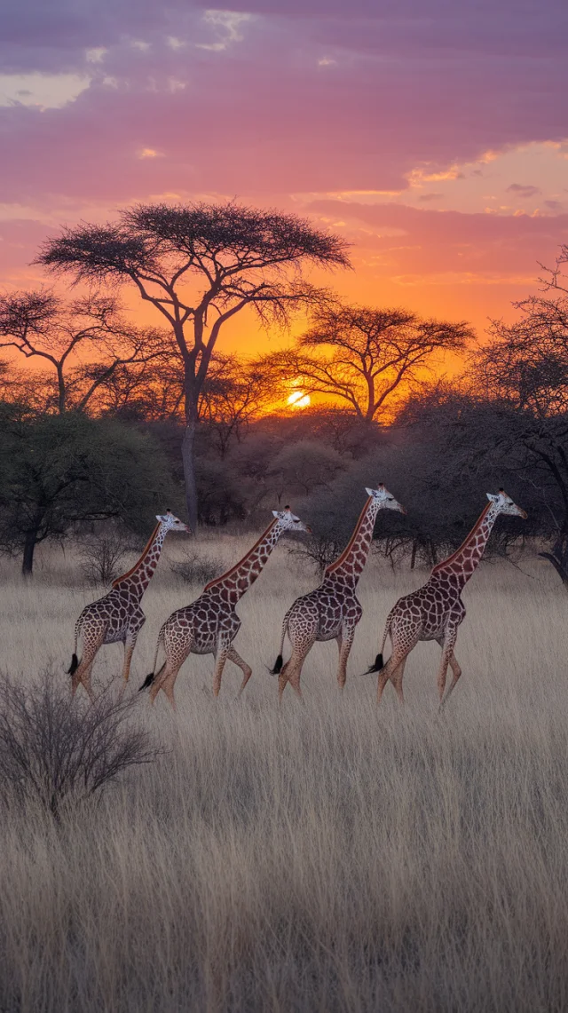 Madikwe Giraffe Sunset: Ideogram Photo Comparison - v2a - Image 3