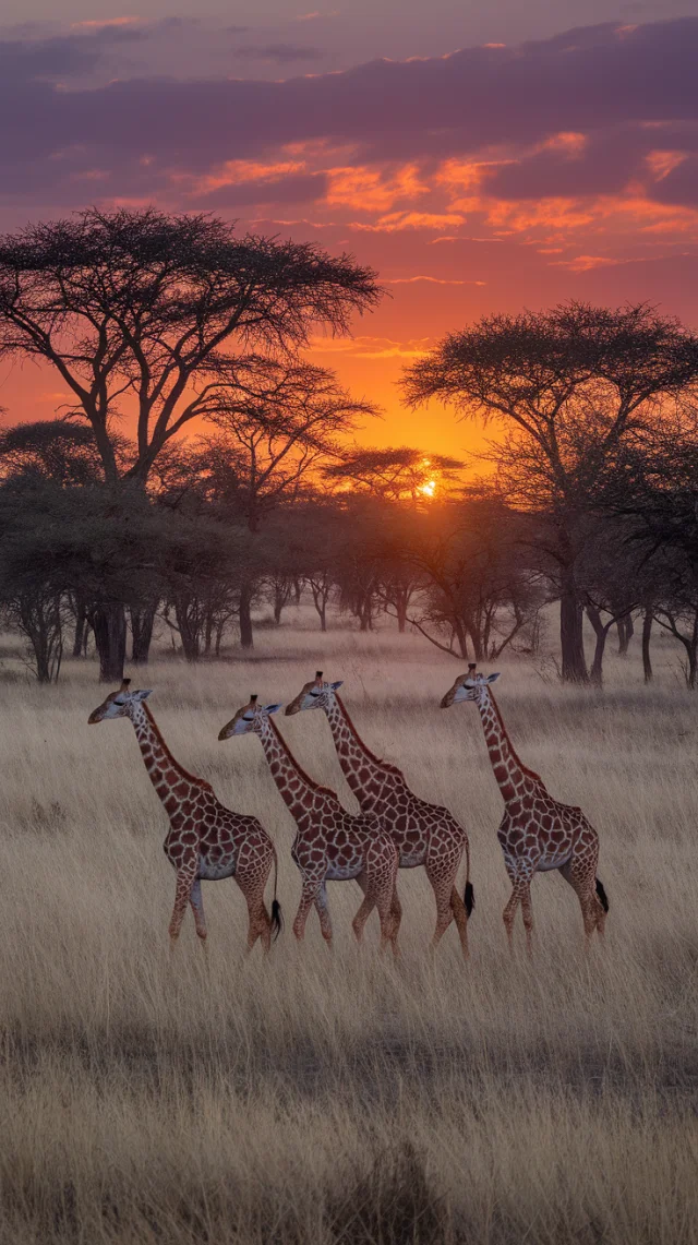 Madikwe Giraffe Sunset: Ideogram Photo Comparison - v2a - Image 2