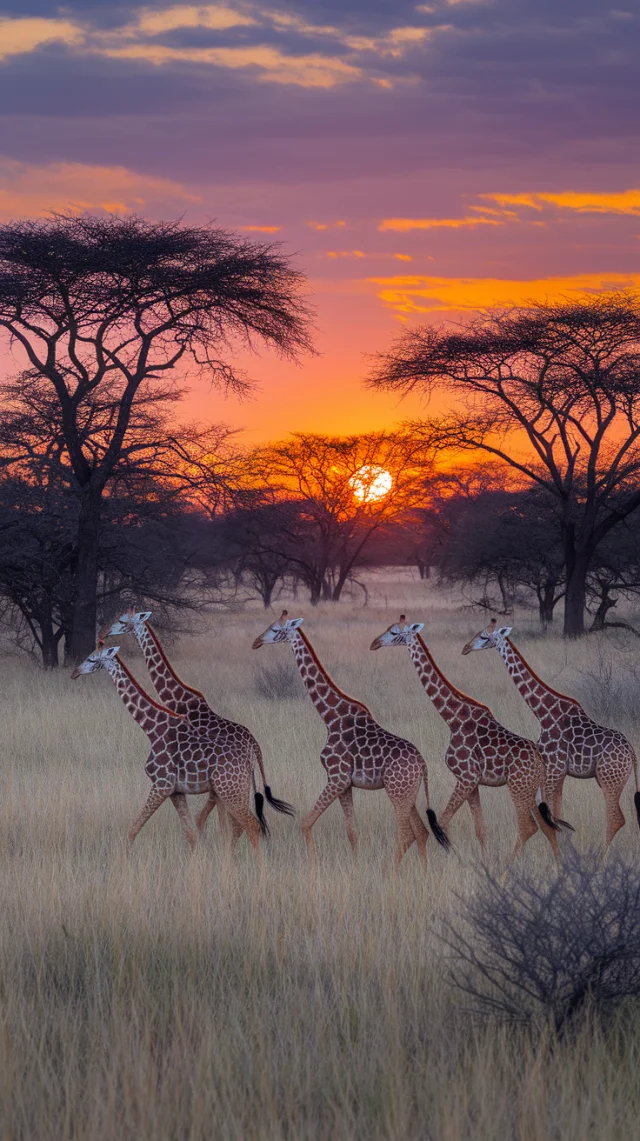 Madikwe Giraffe Sunset: Ideogram Photo Comparison - v2a - Image 4