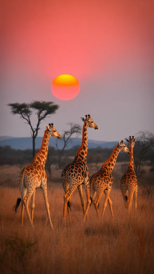 Madikwe Giraffe Sunset: Ideogram Photo Comparison - v3.0 - Image 3