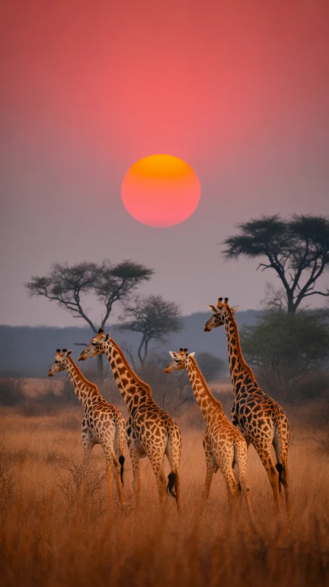 Madikwe Giraffe Sunset: Ideogram Photo Comparison - v3.0 - Image 4