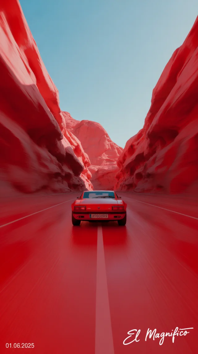Ideogram: Best Surreal Red Car Landscape Art Generator? - v3.0 - Image 3