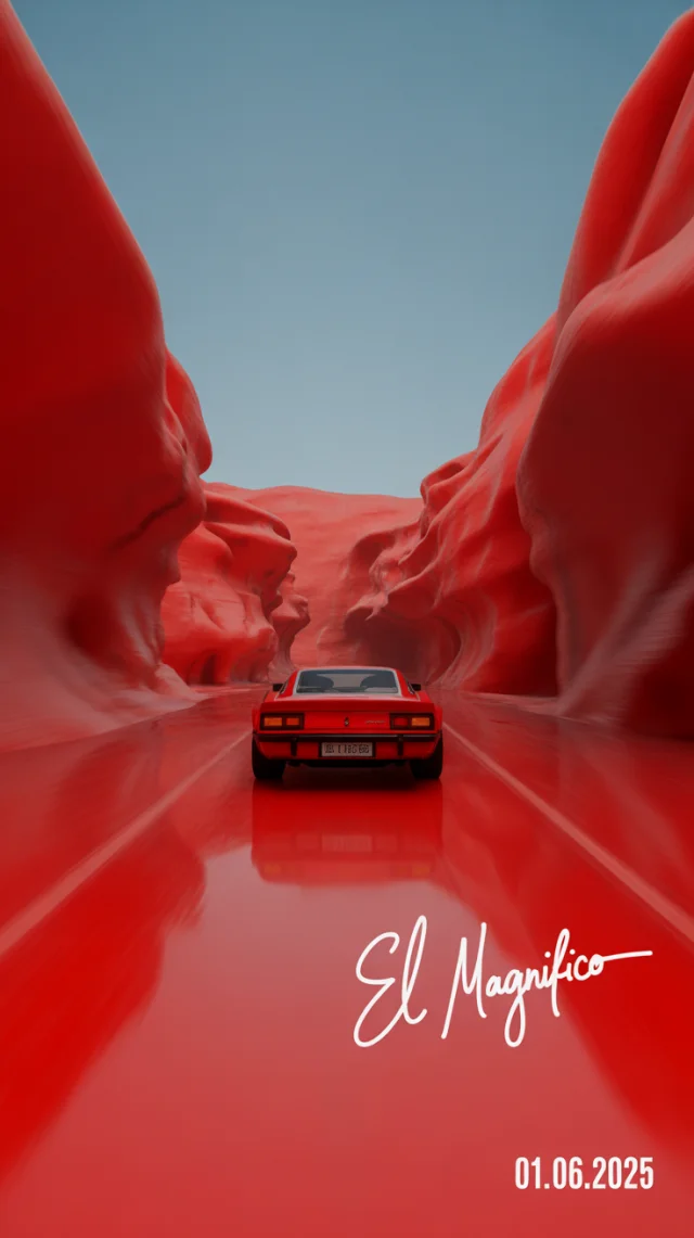 Ideogram: Best Surreal Red Car Landscape Art Generator? - v3.0 - Image 4