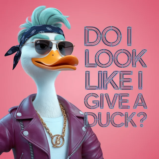 AI Hipster Duck Typography: Ideogram v2a, v2 & v3 Compared - v2.0 - Image 1
