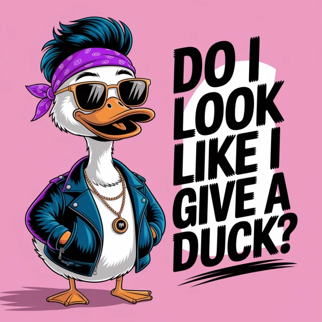 AI Hipster Duck Typography: Ideogram v2a, v2 & v3 Compared - v2a - Image 3