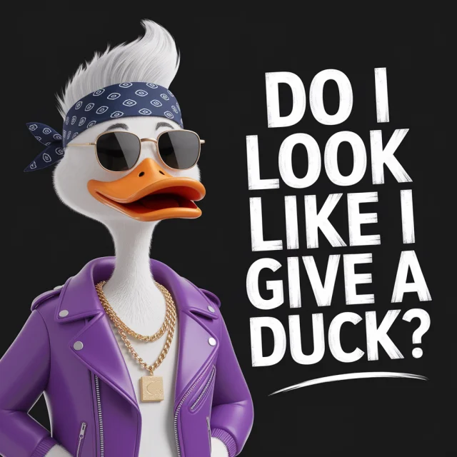 AI Hipster Duck Typography: Ideogram v2a, v2 & v3 Compared - v2a - Image 2