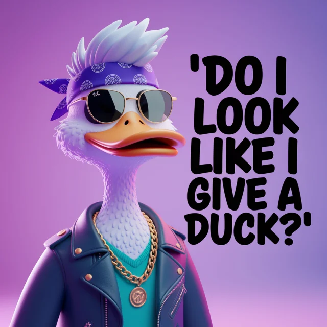 AI Hipster Duck Typography: Ideogram v2a, v2 & v3 Compared - v2a - Image 4
