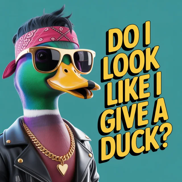 AI Hipster Duck Typography: Ideogram v2a, v2 & v3 Compared - v3.0 - Image 2