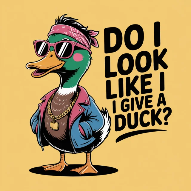 AI Hipster Duck Typography: Ideogram v2a, v2 & v3 Compared - v3.0 - Image 3