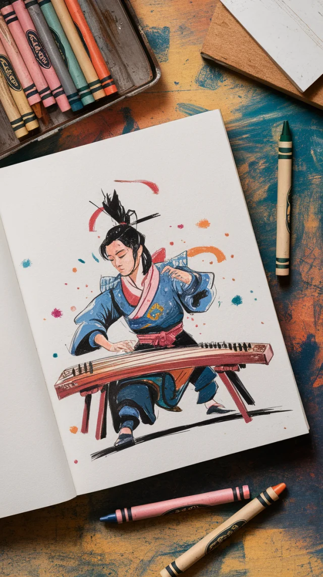 XianXia Warrior Crayon Art: Ideogram v2a, v2, v3 Review - v2.0 - Image 4