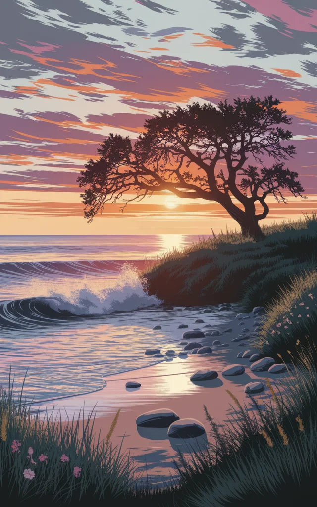 Ideogram Watercolor Sunset: v2a, v2.0, v3.0 Compared - v2a - Image 1